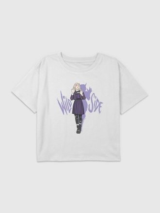 Tricou grafic pentru copii Wednesday Enid Wild Side