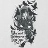 Tricou grafic pentru copii Wednesday Nightmares