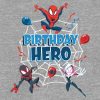 Tricou grafic pentru copil Spiderman Birthday Hero