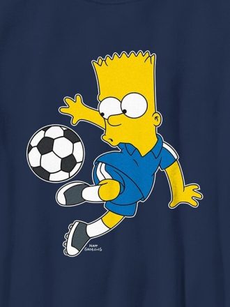 Tricou grafic pentru fotbal Bart Simpson pentru copii Tricou grafic pentru fotbal Bart Simpson pentru copii
