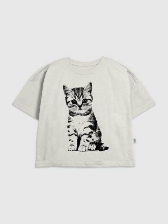 Tricou grafic Pop Art Kitten pentru copii