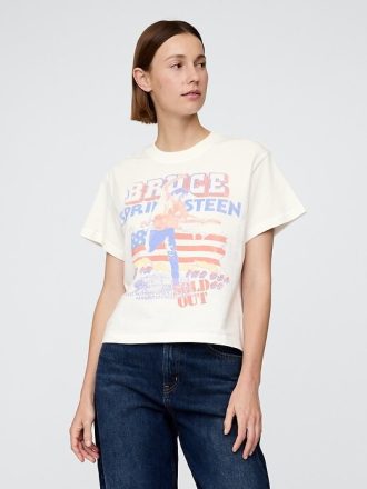 Tricou grafic relaxat Bruce Springsteen