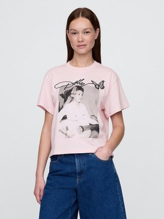 Tricou grafic relaxat Dolly Parton