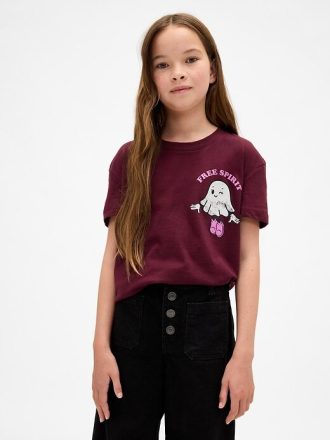 Tricou grafic relaxat pentru copii