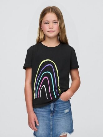 Tricou grafic relaxat pentru copii