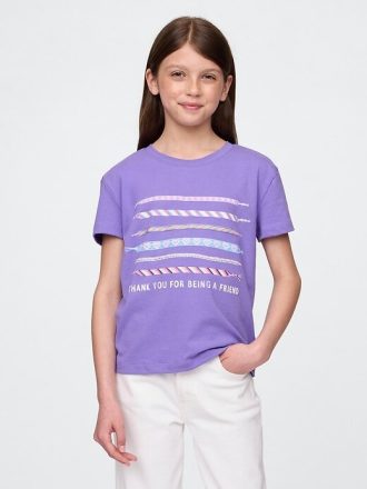 Tricou grafic relaxat pentru copii