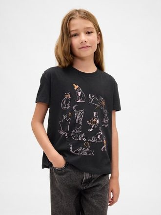 Tricou grafic relaxat pentru copii Tricou grafic relaxat pentru copii