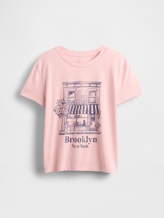 Tricou grafic relaxat pentru copii