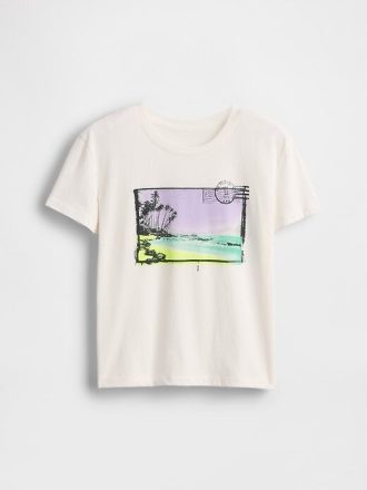 Tricou grafic relaxat pentru copii