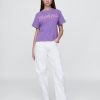 Tricou grafic relaxat Purple Rain Tricou grafic relaxat Purple Rain