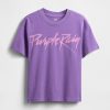 Tricou grafic relaxat Purple Rain Tricou grafic relaxat Purple Rain