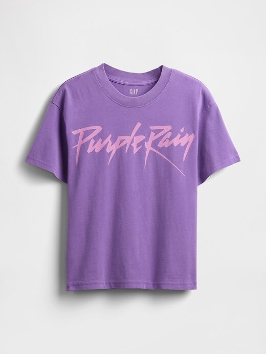 Tricou grafic relaxat Purple Rain Tricou grafic relaxat Purple Rain