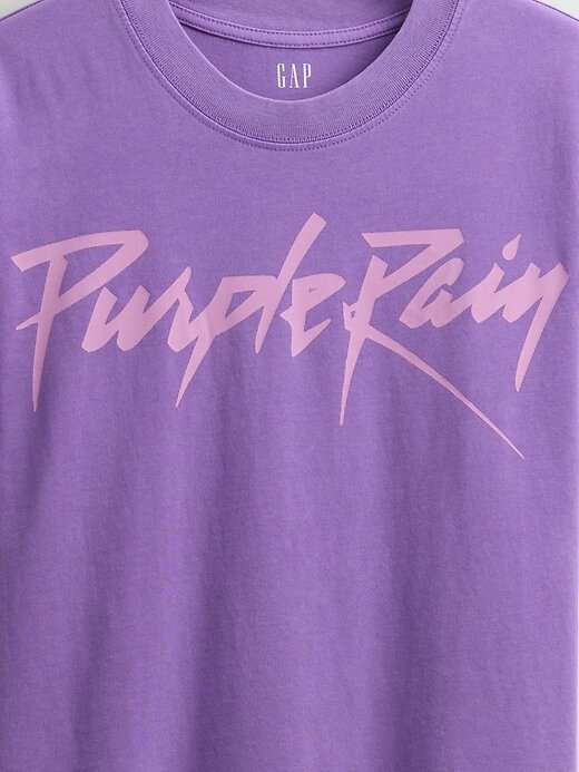 Tricou grafic relaxat Purple Rain Tricou grafic relaxat Purple Rain