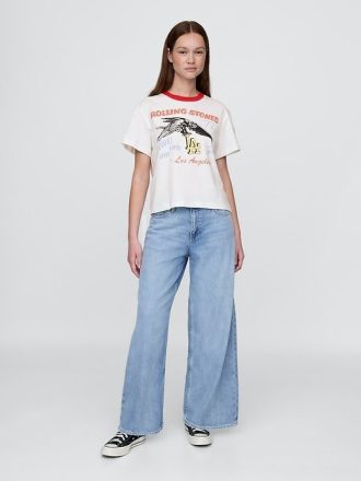 Tricou grafic relaxat Rolling Stones