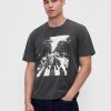 Tricou grafic relaxat The Beatles Tricou grafic relaxat The Beatles