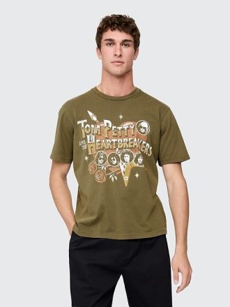 Tricou grafic relaxat Tom Petty și The Heartbreakers