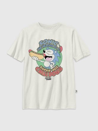 Tricou grafic Sonic The Hedgehog Chilidogs pentru copii