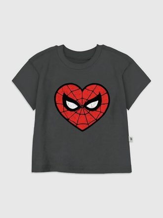 Tricou grafic Spidey Heart pentru copil mic