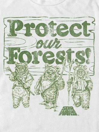 Tricou grafic Star Wars Protect Our Forests