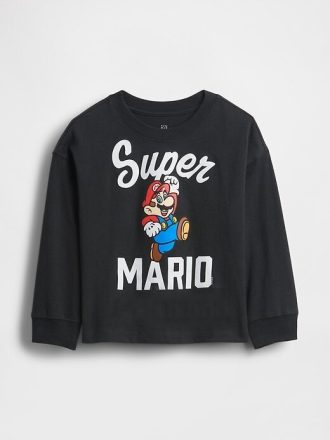 Tricou grafic Super Mario pentru bebeluși și copii mici