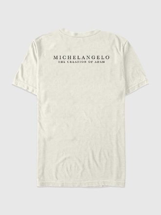Tricou grafic supradimensionat Michelangelo Creation