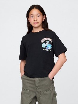 Tricou grafic supradimensionat pentru copii