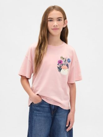 Tricou grafic supradimensionat pentru copii Tricou grafic supradimensionat pentru copii