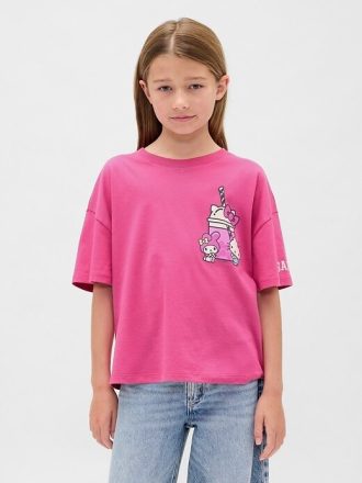 Tricou grafic supradimensionat pentru copii