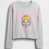 Tricou grafic supradimensionat Super Mario pentru copii