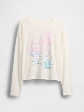 Tricou grafic supradimensionat Super Mario pentru copii
