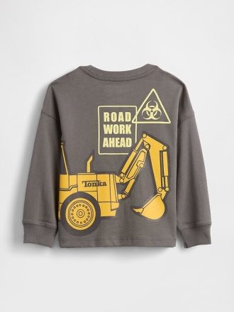 Tricou grafic Tonka pentru bebeluși și copii mici