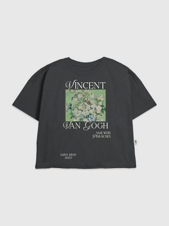 Tricou grafic Van Gogh Pink Roses pentru copii