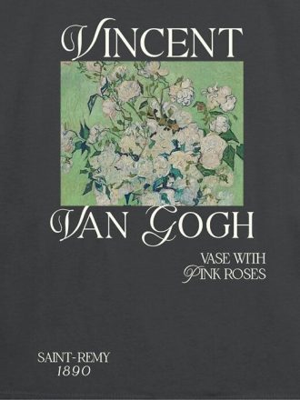 Tricou grafic Van Gogh Pink Roses pentru copii