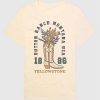 Tricou grafic Yellowstone Flower Boot Cowboy