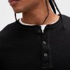 Tricou Henley din tricot dublu Tricou Henley din tricot dublu