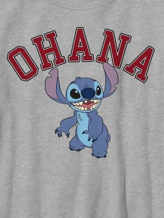 Tricou Lilo și Stitch Ohana Collegiate