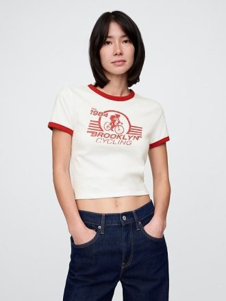 Tricou mic mic din jerseu de bumbac