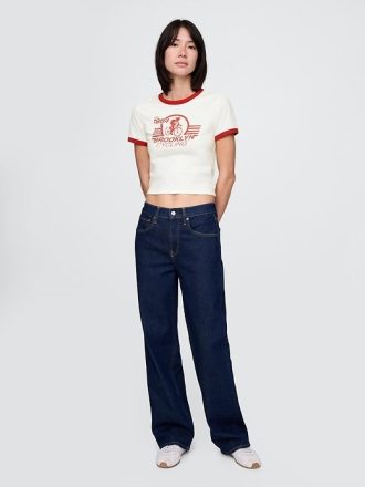 Tricou mic mic din jerseu de bumbac