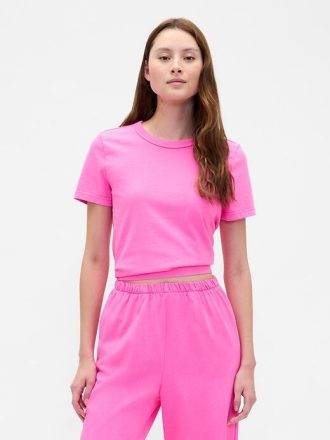 Tricou mic VintageSoft din bumbac organic