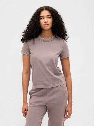 Tricou mic VintageSoft din bumbac organic