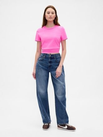 Tricou mic VintageSoft din bumbac organic