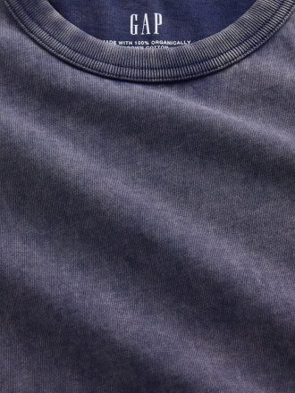 Tricou mic VintageSoft din bumbac organic