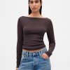 Tricou modern Boatneck