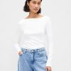 Tricou modern Boatneck