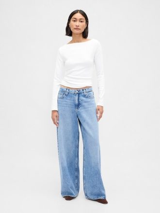 Tricou modern Boatneck