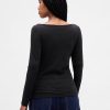 Tricou modern Boatneck