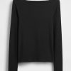 Tricou modern Boatneck