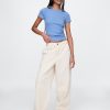 Tricou modern cu coaste Tricou modern cu coaste