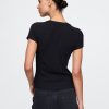 Tricou modern cu coaste Tricou modern cu coaste