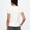 Tricou modern cu coaste Tricou modern cu coaste